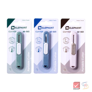 Elephant ตราช้าง คัตเตอร์ มินิคัตเตอร์ รุ่น M-901 คละสี จำนวน 1 อัน