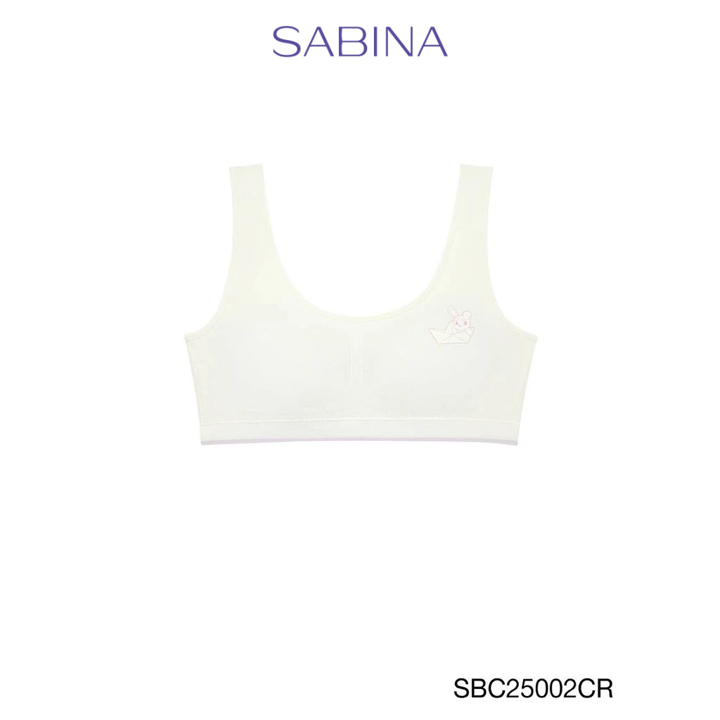 Sabina Kids Step 2 เสื้อชั้นใน ไร้โครง รหัส SBC25002CR - สีครีม