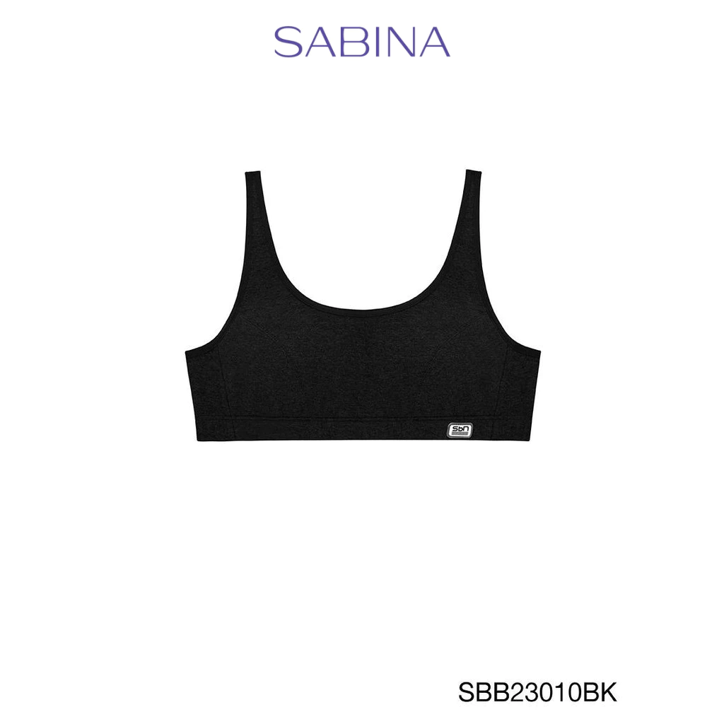Sabina Sbn Sport Level 1 เสื้อชั้นใน ไร้โครง รหัส SBB23010BK - สีดำ