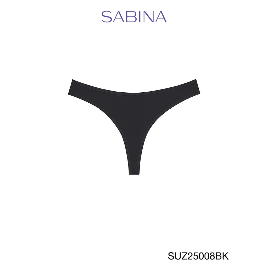 Sabina Panty Zone Microfiber Everyday Series กางเกงในทรงตอง รหัส SUZ25008BK - สีดำ
