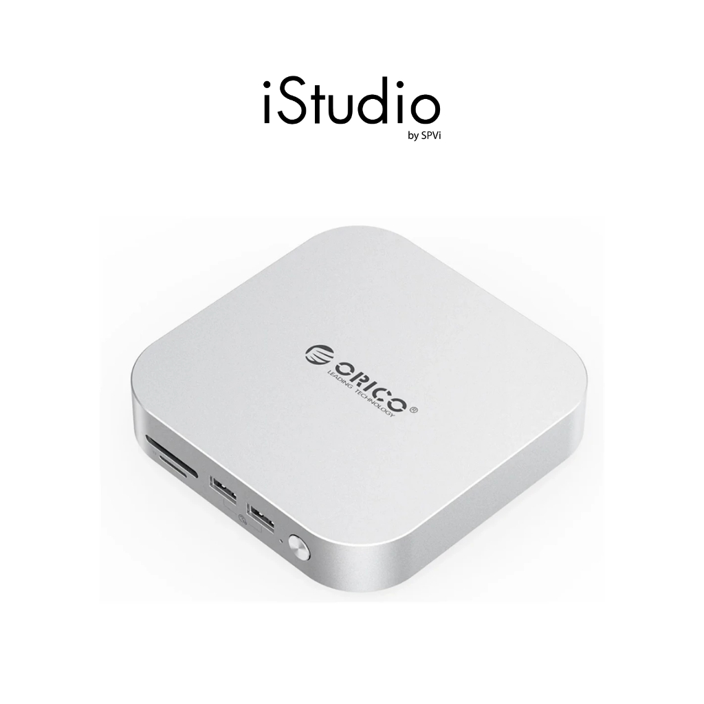 ORICO USB HUB Docking Station สําหรับ Mac Mini M1 M2 M4 NVMe SSD พอร์ต USB A/C [10GBPS / 40GBPS]