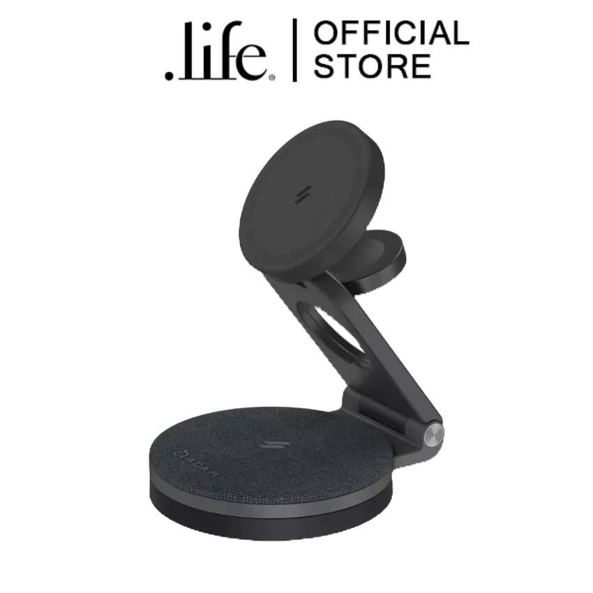 Adam Element แท่นชาร์จไร้สาย Mag 360 Qi2 3-in-1 Foldable Travel Charging Station By Dotlife