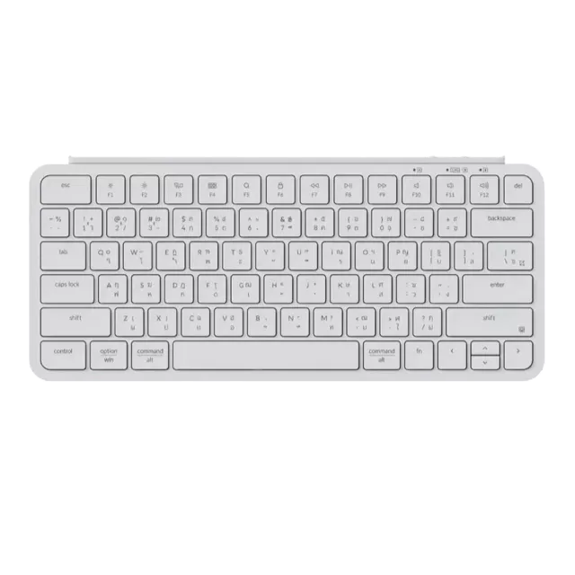 Keychron B1 Pro คีย์บอร์ดไร้สาย 75% สีขาว รองรับ Bluetooth และ 2.4 GHz