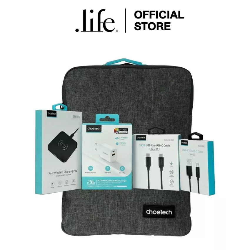 Choetech ชุดอุปกรณ์เสริม TWS และ Wireless Charger By Dotlife