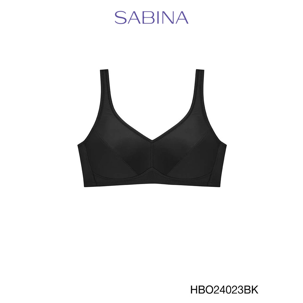 Sabina Habpy Adult Level 1 เสื้อชั้นใน ไร้โครง รหัส HBO24023BK สีดำ