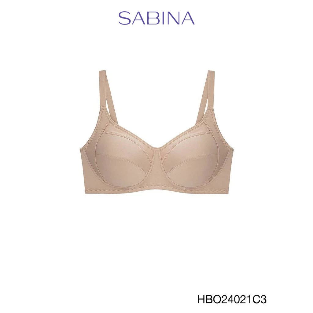 Sabina Habpy Adult Level 1 เสื้อชั้นใน  ไร้โครง รหัส HBO24021C3 - สีเนื้อเข้ม
