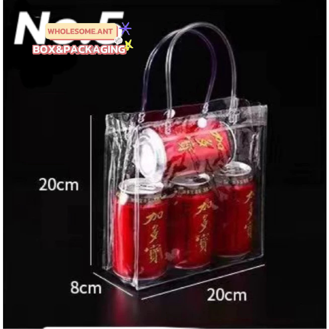 PVCถุงใส ถุงPVC ใส  เหนียว รับน้ำหนักได้ 1ใบก็ขาย - รูปที่ 5