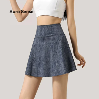 Auro Sense กระโปรงสั้น ออกกำลังกาย สำหรับ ผู้หญิง มีจีบข้าง เหมาะสำหรับ กอล์ฟ เทนนิส และกีฬาอื่นๆ
