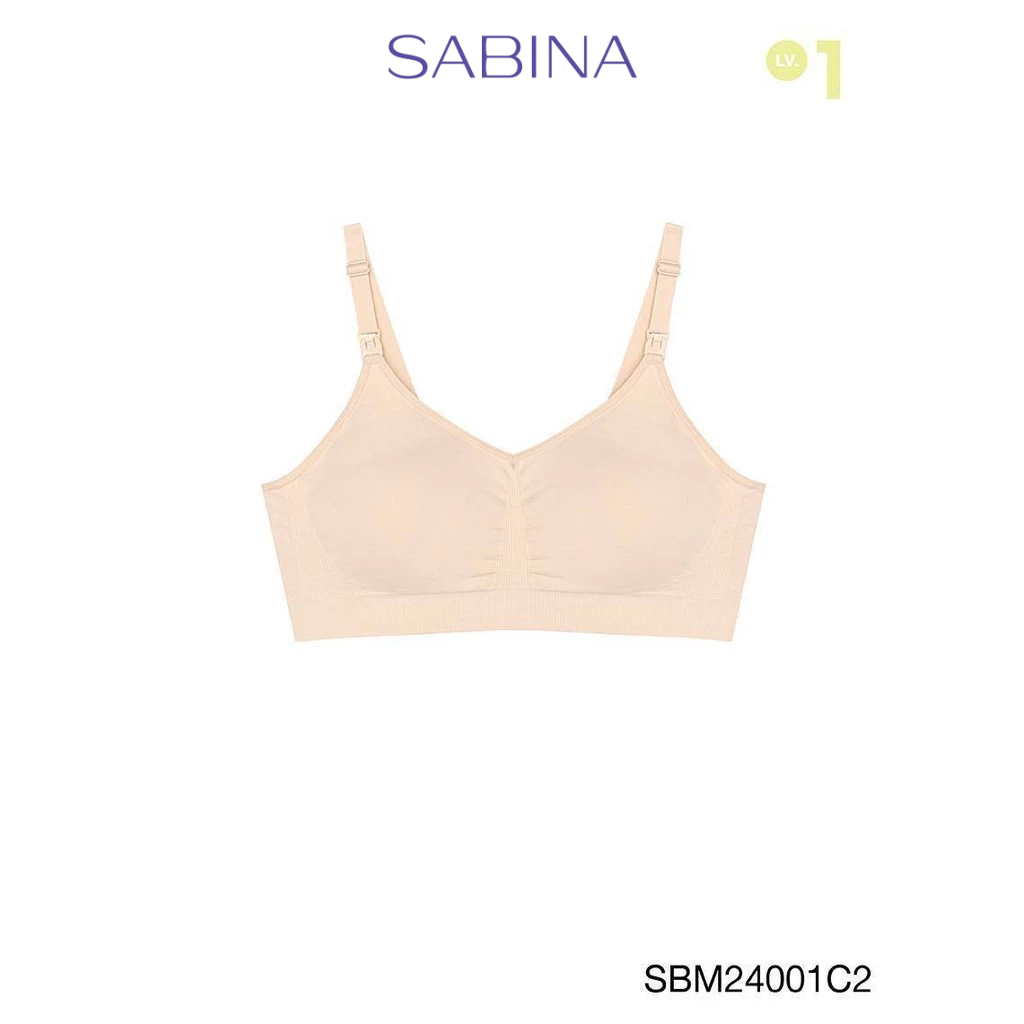 Sabina Maternity เสื้อชั้นในให้นม+ปั๊มนม รหัส SBM24001C2 - สีเนื้ออ่อน
