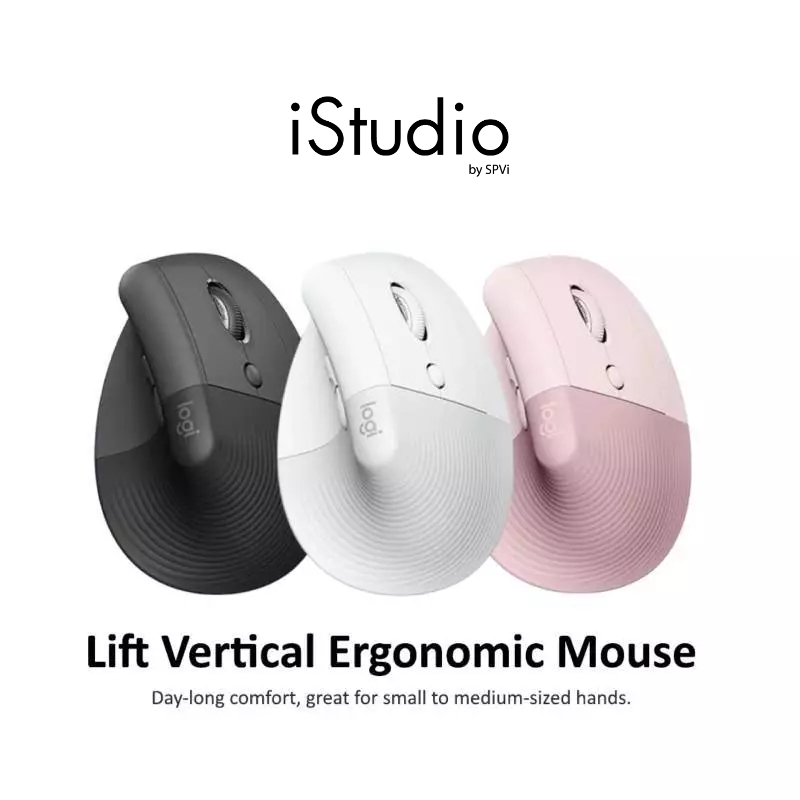 LOGITECH เมาส์ไร้สาย Lift Vertical Ergonomic Mouse - เมาส์แนวตั้ง
