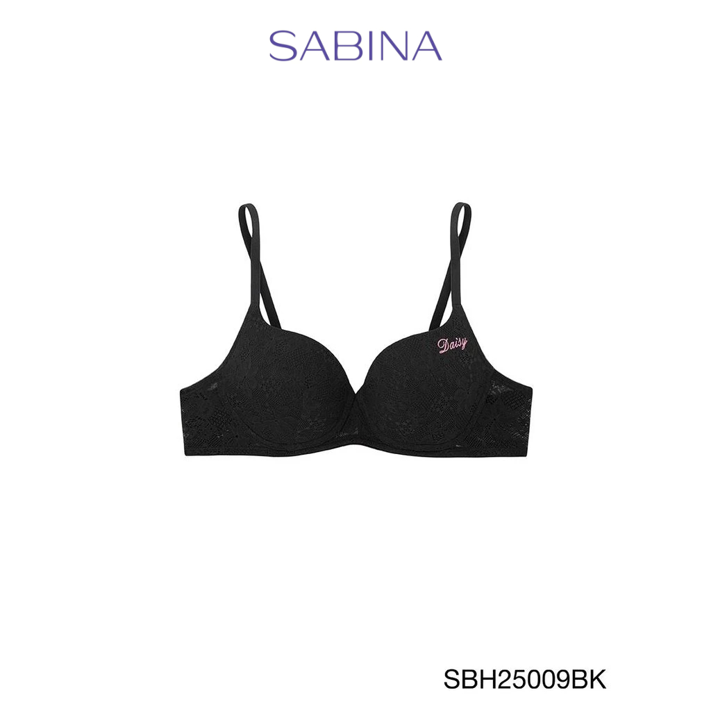 Sabina Soft Doomm Level 3 เสื้อชั้นใน  มีโครง รหัส SBH25009BK - สีดำ