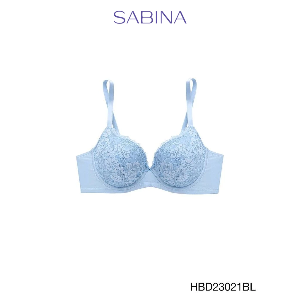 Sabina Habpy Perfect Bra Level 1 เสื้อชั้นใน มีโครง รหัส HBD23021BL - สีฟ้า