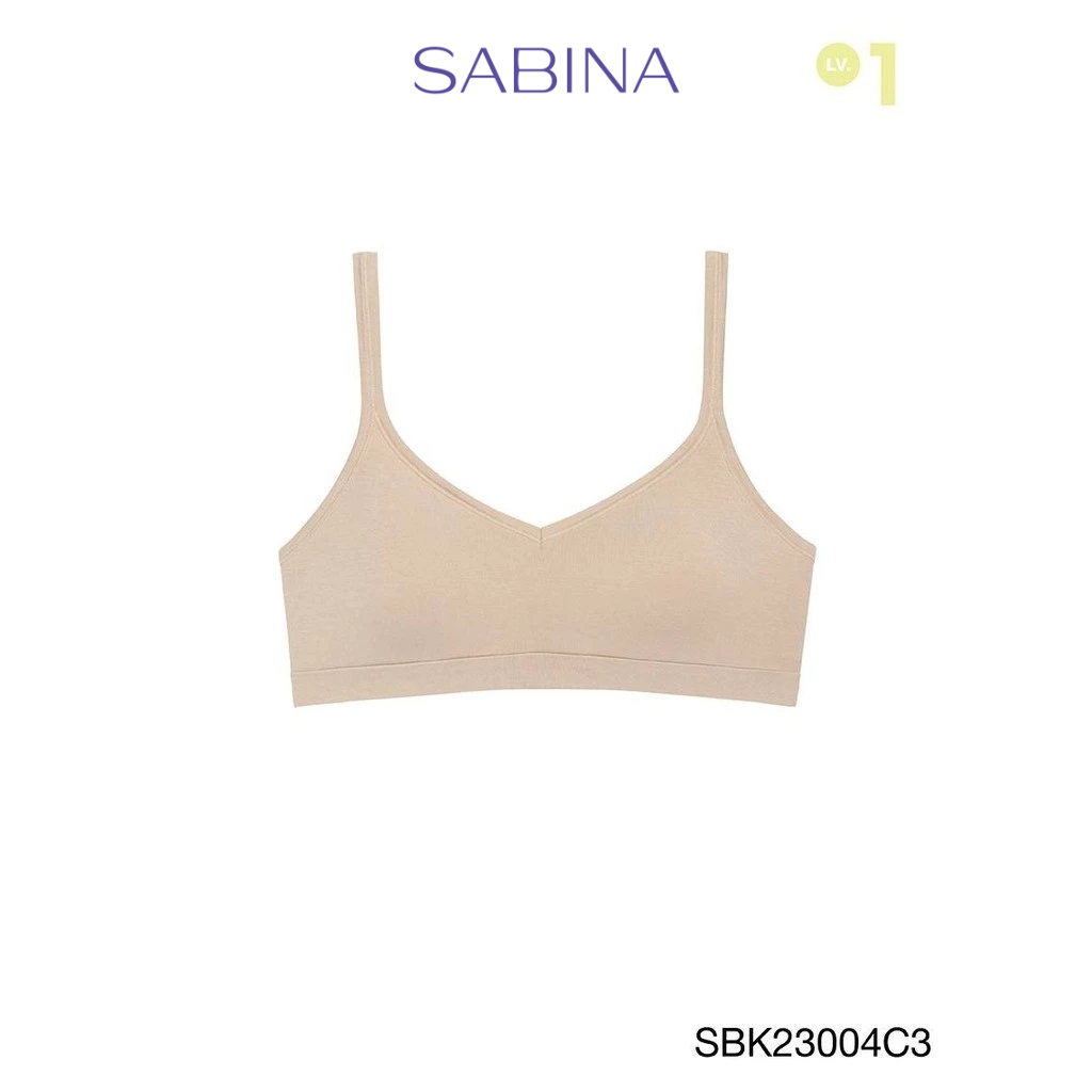 SABINA | Soft Collection เสื้อชั้นในไร้โครง รหัส SBK23004C3 สีเนื้อเข้ม