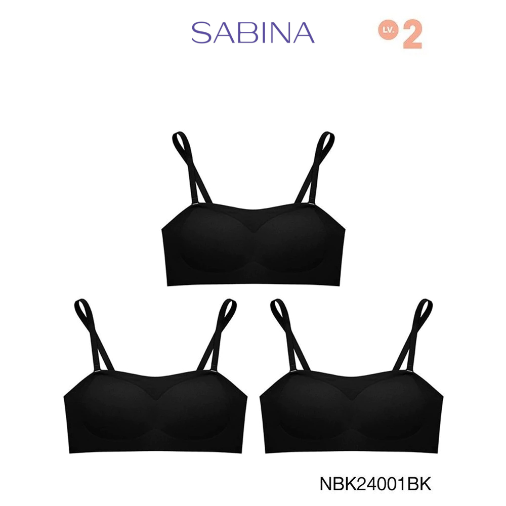 [Online Exclusive] Sabina เสื้อชั้นใน (Set 3 ชิ้น)Soft Collection Level 2 ไร้ตะเข็บ ไร้โครง รหัส NBK