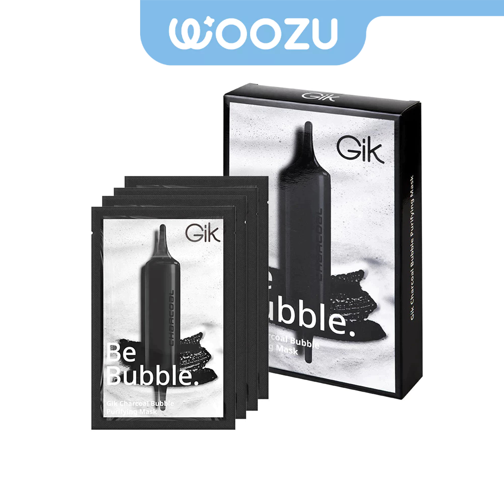 GIK Charcoal Bubble Purifying Mask (25ml*4ea)