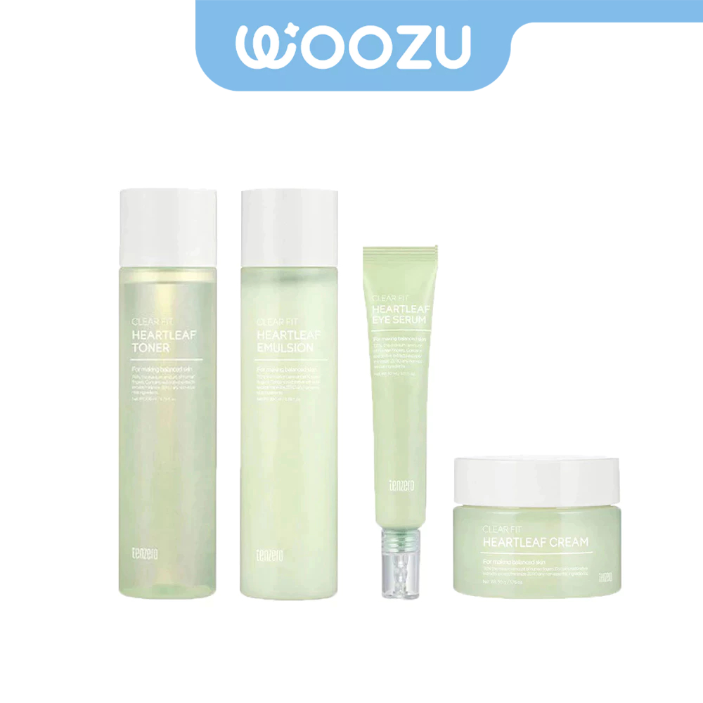 TENZERO Clear Fit Heartleaf Toner/Emulsion/Cream/Eye Serum