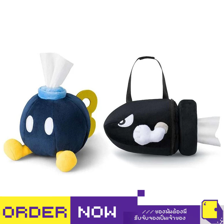 [+..••] พร้อมส่ง ผ่อน 0% | SUPER MARIO HOME & PARTY ROLL PAPER HOLDER (By ClaSsIC GaME OfficialS)