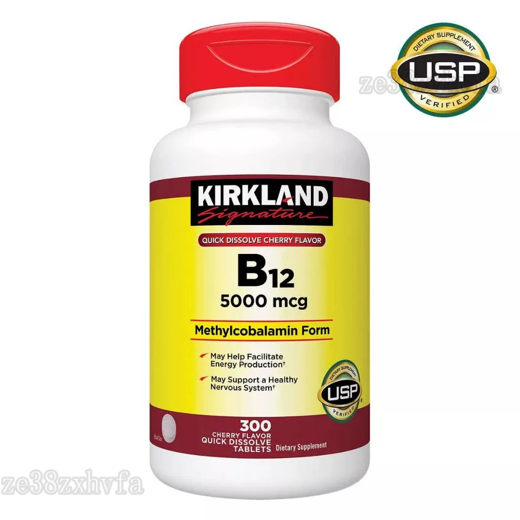 (Exp.11/2027)Kirkland Signature Quick Dissolve B-12 5000 mcg 300 Tablets