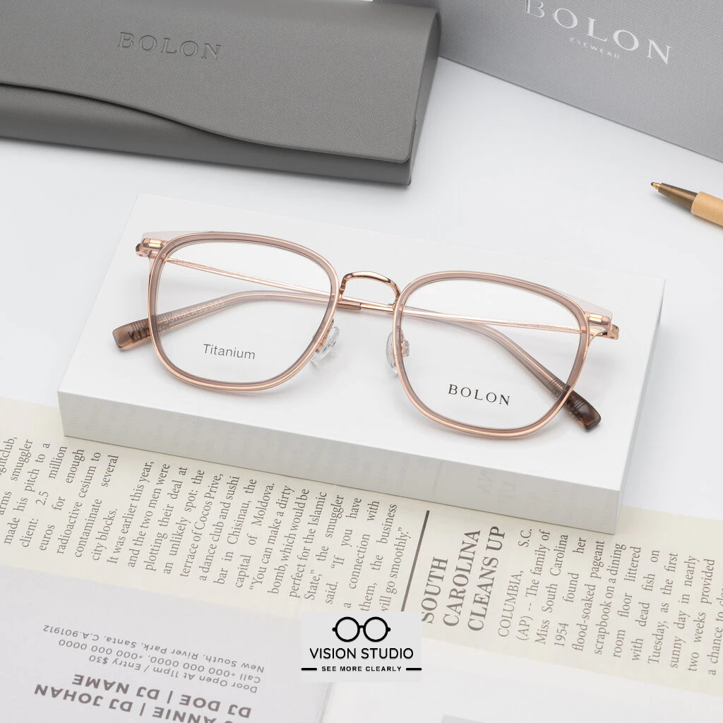 แว่นสายตา BOLON รุ่น BA6021 B29 Transparent Brown / Rose Gold