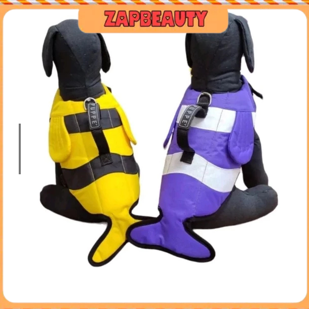 Puppe เสื้อชูชีพสัตว์เลี้ยง XXS  รอบอก24-30เซน ลายปลาการ์ตูน มีหูหิ้วแข็งแรง ( เสื้อชูชีพสุนัข เสื้อ