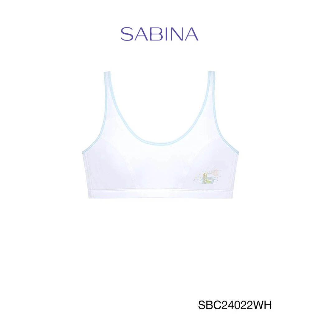 Sabina Kids Step 2 เสื้อชั้นใน  ไร้โครง รหัส SBC24022WH - สีขาว