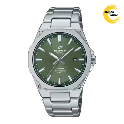 CASIO EDIFICE นาฬิกาขอมือผู้ชาย รุ่น EFR-S108D-3AV วัสดุสเตนเลสสตีล สีเขียว คาสิโอ