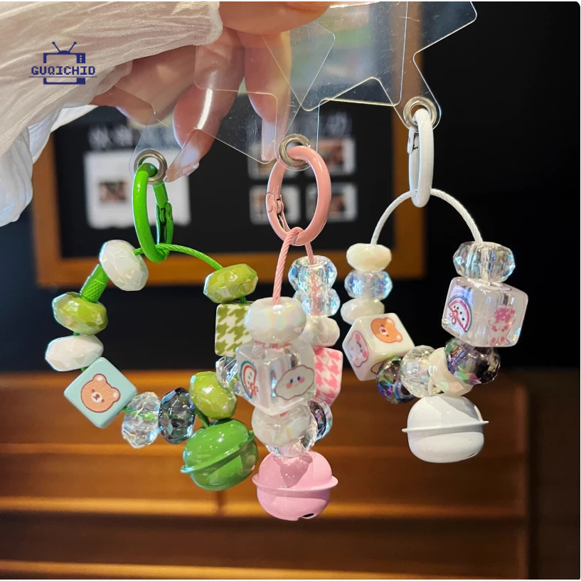 สายคล้องโทรศัพท์มือถือ จี้โทรศัพท์สไตล์อินส์ จี้กระดิ่งโทรศัพท์ลายการ์ตูนสร้างสรรค์สำหรับผู้หญิง