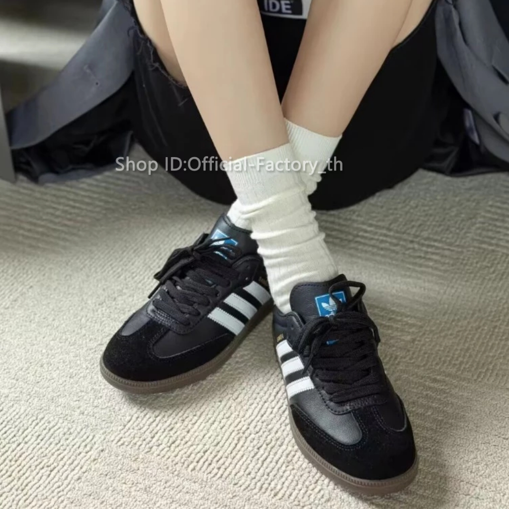 ❎ได้รับอนุญาตอย่างเป็นทางการ-ของแท้จากแบรนด์📌Authentic SAMBA OG Low รองเท้าลำลองผู้หญิง/ผู้ชาย🚀รับประกัน 1 ปี
