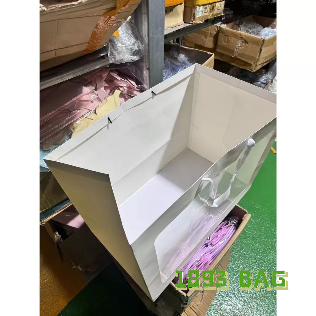 🍭 ถุงกระดาษ หน้าใส ขนาดใหญ่พิเศษ สีขาว ใส่ตุ๊กตา ใส่ของขวัญ กระดาษหนาอย่างดี พร้อมส่ง - รูปที่ 4