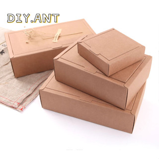 💐พร้อมส่ง💐 กล่อง กล่องกระดาษ กระดาษคราฟท์ ใส่ของ ของขวัญ เคร…