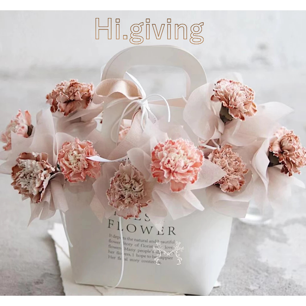 กระเป๋าใส่ดอกไม้ กระเป๋าหูหิ้วได้ จัดดอกไม้ หลากสี พร้อมส่ง ราคา ถูกที่สุด ดีลบีเคเค แกลเลอรีภาพที่ 7