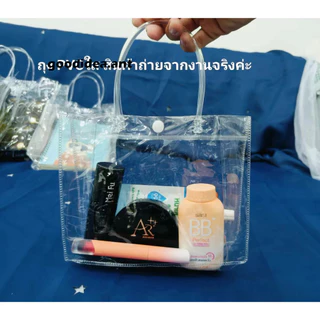 GIDA✏️กระเป๋าถือ PVC แบบพลาสติกใส สำหรับทำเป็น ถุงของขวัญ ถุงกันน้ำ มีหลายไซส์ กระเป๋าpvc ถุงใสpvc พร้อมส่งในไทย