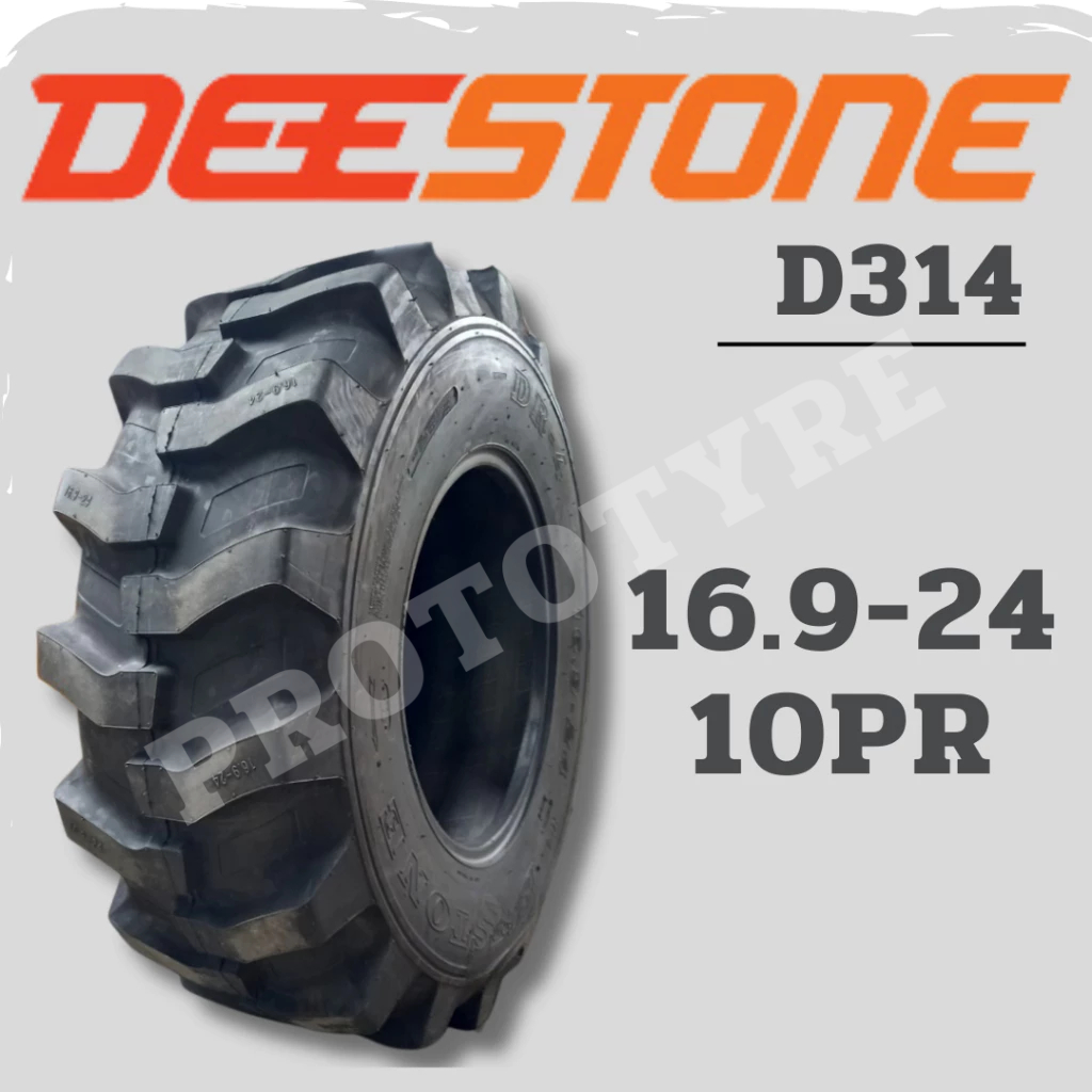 ยางรถตัก 16.9-24 10PR ยี่ห้อ DEESTONE รุ่น D314