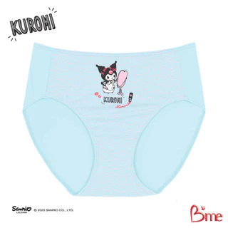 B'me กางเกงในเอวกลาง Kuromi 1 รุ่น ME7097 สีนู้ด สีเทาเข้ม สีฟ้า สีโอลด์โรส
