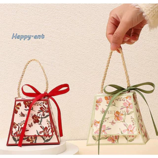 🌹 🌹สินค้าใหม่ 🌹 🌹กล่องของขวัญ ลายดอกไม้ ใส่ของขวัญ ของชำร่วย