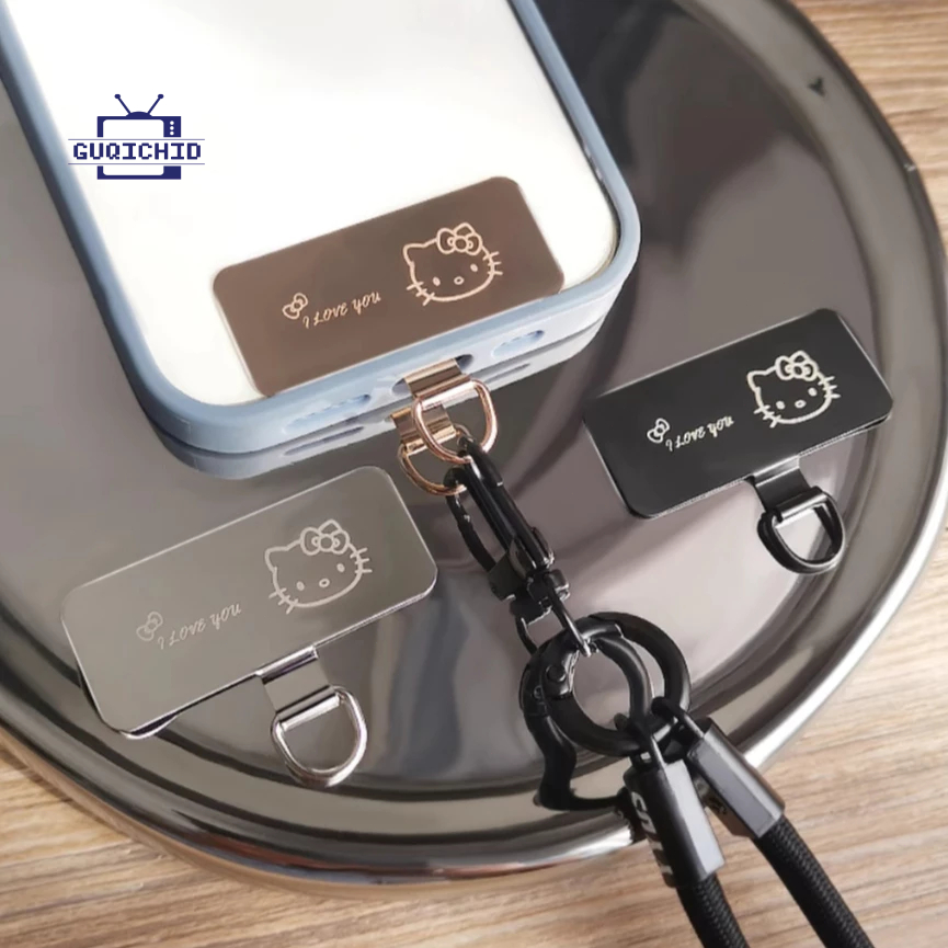 แพทช์เชือกคล้องโทรศัพท์มือถือเคส ที่แขวนโทรศัพท์ แผ่นเชื่อมต่อโลหะ คลิปยึดเคสโทรศัพท์ แผ่นยึดโทรศัพท์