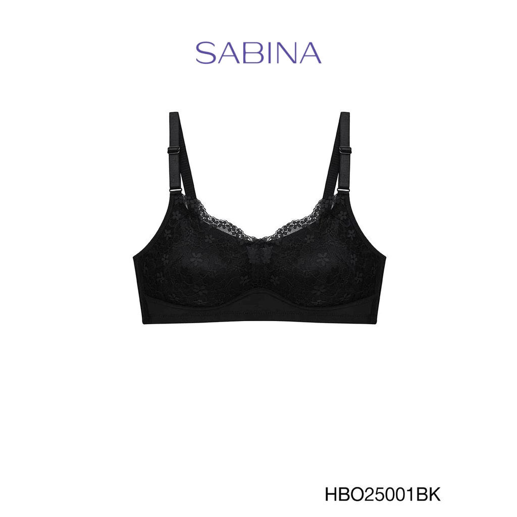 Sabina Habpy Adult Level 1 เสื้อชั้นใน ไร้โครง รหัส HBO25001BK - สีดำ