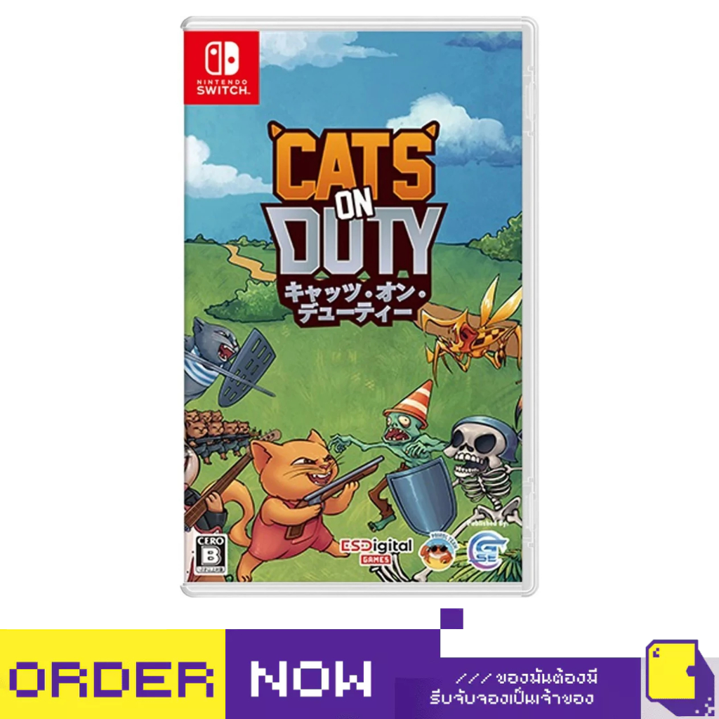 [+..••] พร้อมส่ง | NSW CATS ON DUTY (เกม Nintendo Switch™ 🎮)