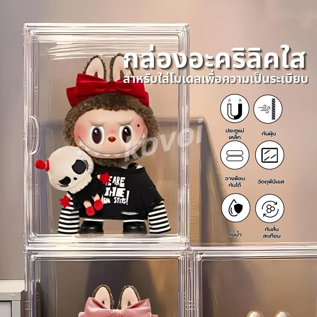 ตู้ใสอะคริลิค ใส่โมเดลใส่ตุ๊กตา กล่องอะคริลิค รูปที่ 7