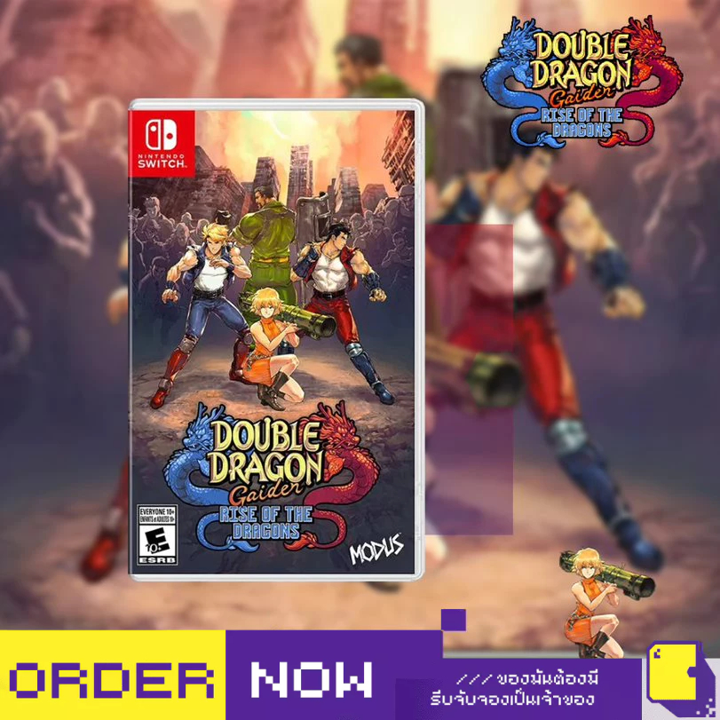 [+..••] พร้อมส่ง | NSW DOUBLE DRAGON GAIDEN: RISE OF THE DRAGONS (เกม Nintendo Switch™ 🎮)