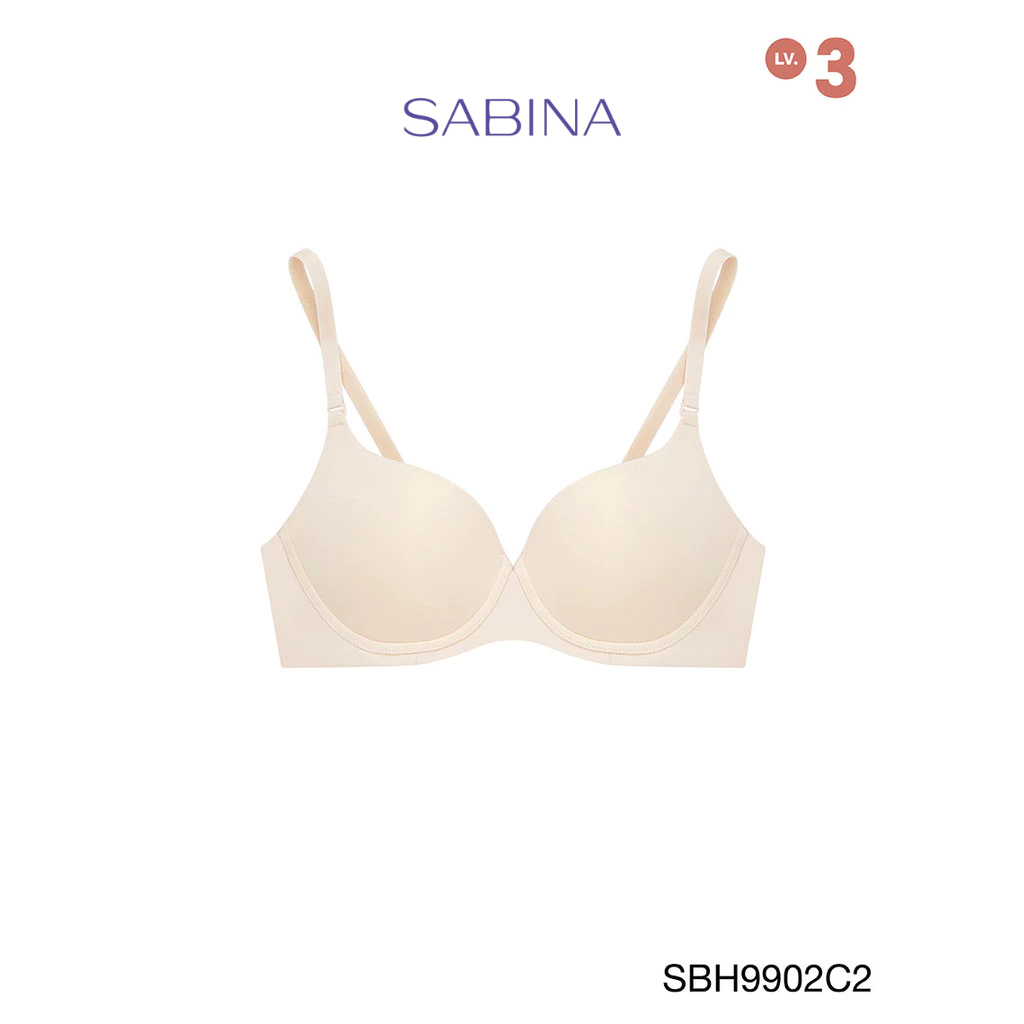 Sabina เสื้อชั้นใน มีโครง รุ่น Soft Doomm รหัส SBH9902C2 สีเนื้ออ่อน