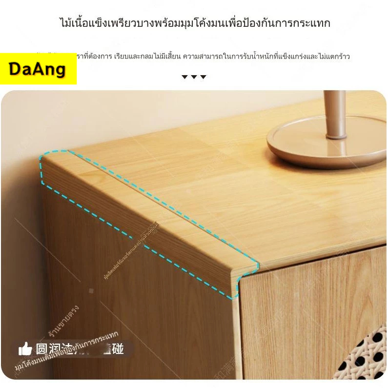 ตู้เก็บของห้องนั่งเล่น ชั้นวางลิ้นชักสีเข้มติดผนังสีไม้ ราคา ถูกที่สุด ดีลบีเคเค แกลเลอรีภาพที่ 5