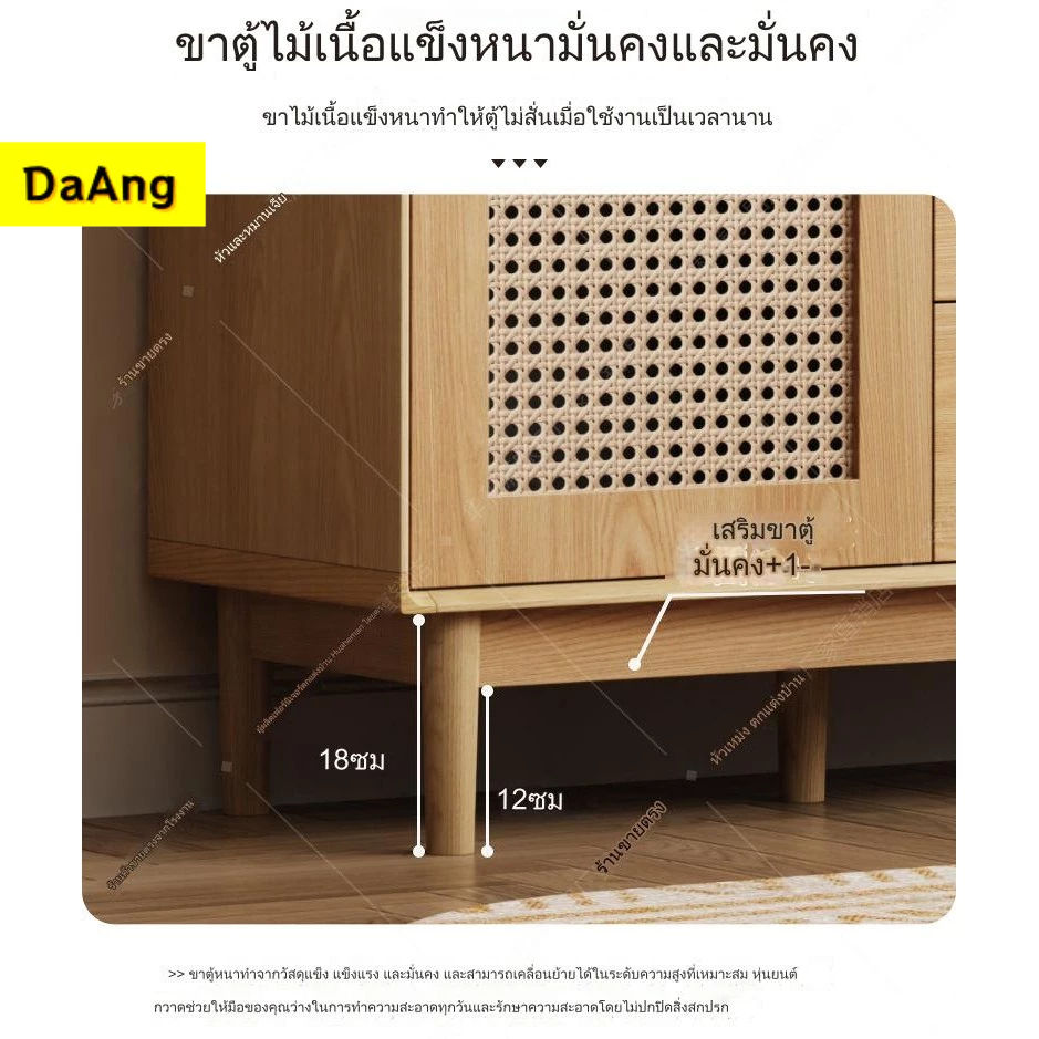 ตู้เก็บของห้องนั่งเล่น ชั้นวางลิ้นชักสีเข้มติดผนังสีไม้ ราคา ถูกที่สุด ดีลบีเคเค แกลเลอรีภาพที่ 4
