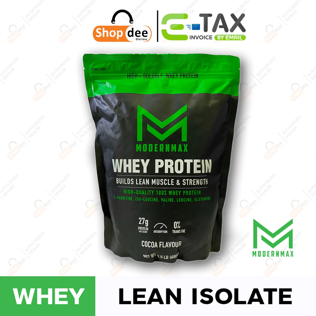 V Whey Mass Gainer & Modernmax Lean Isolate Whey Protein - เวย์โปรตีนเพิ่มน้ำหนัก & สูตรลีน Isolate