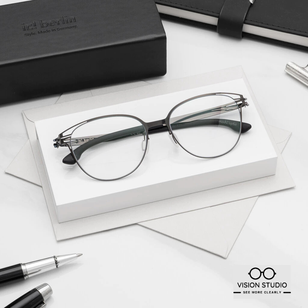 กรอบแว่น IC BERLIN Kiki Gunmetal