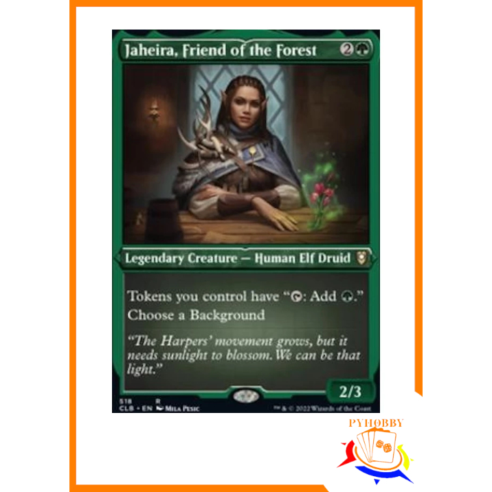 [MTG] Commander Legends: Battle for Baldur's Gate Variants: Jaheira, Friend of the Forest (Foil Etch