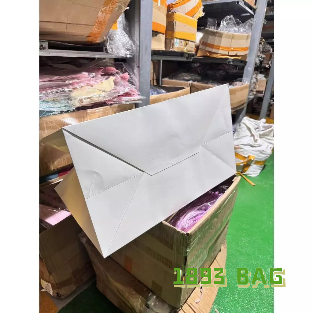 🍭 ถุงกระดาษ หน้าใส ขนาดใหญ่พิเศษ สีขาว ใส่ตุ๊กตา ใส่ของขวัญ กระดาษหนาอย่างดี พร้อมส่ง - รูปที่ 3