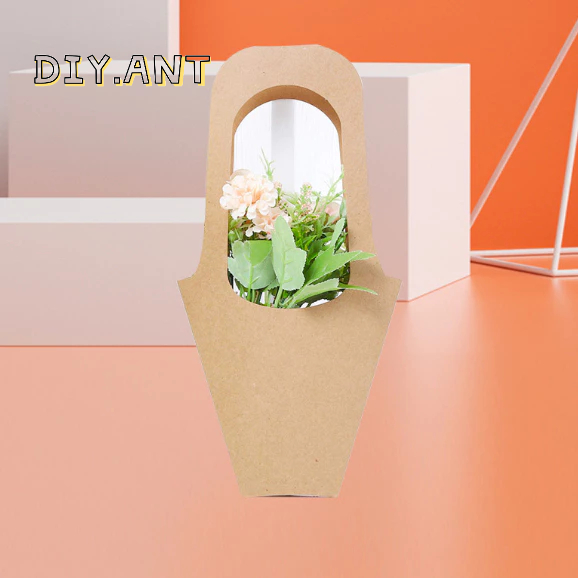 DIY  ถุง ถุงกระดาษ สำหรับใส่ดอกไม้ วันวาเลนไทน์ ราคา ถูกที่สุด ดีลบีเคเค แกลเลอรีภาพที่ 3