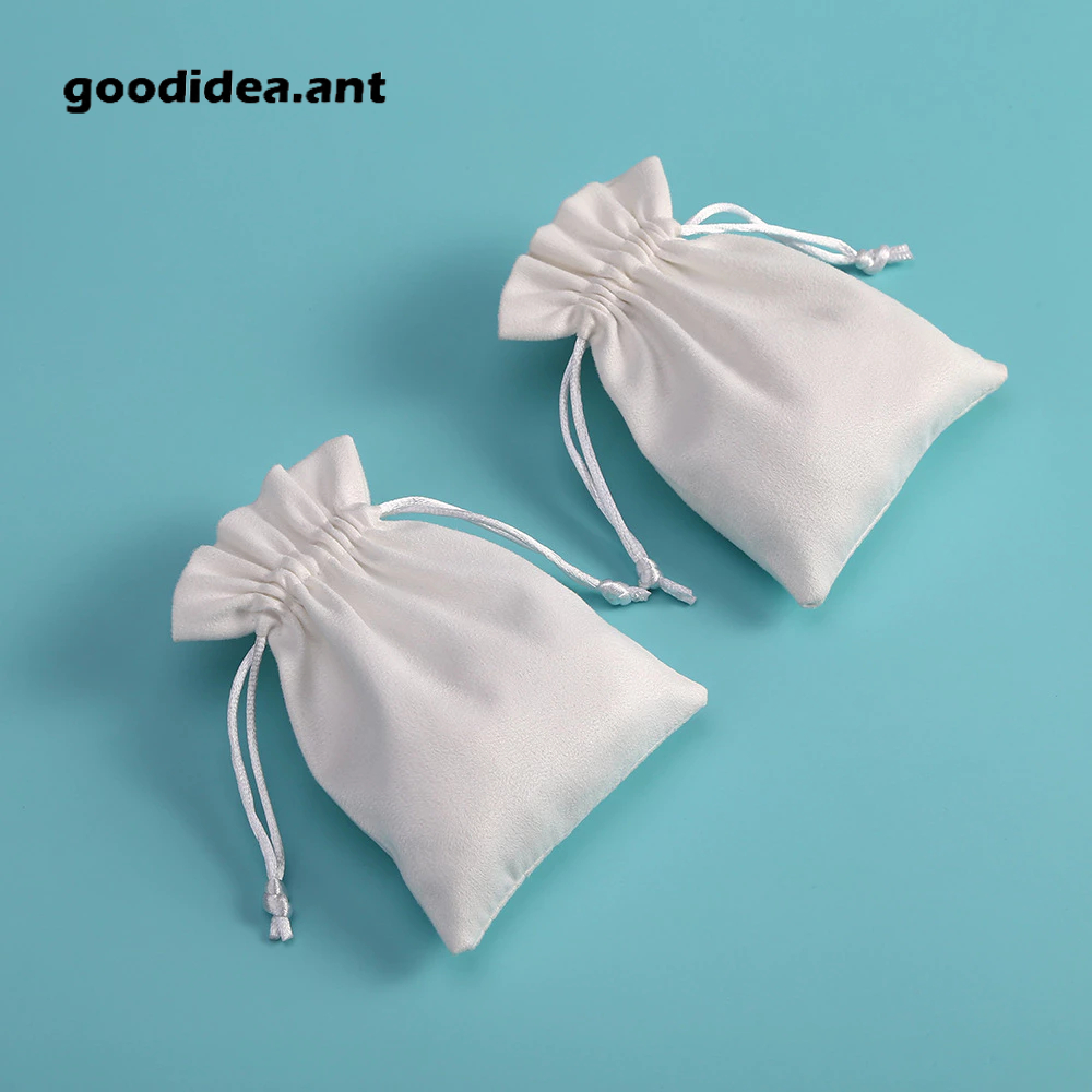 GIDA✏️ ถุงผ้าหูรูด ถุงกำมะหยี่ แบบนุ่ม  กระเป๋าผ้าใส่ของ ขวัญ เครื่องประดับ ถุงผ้า - รูปที่ 4