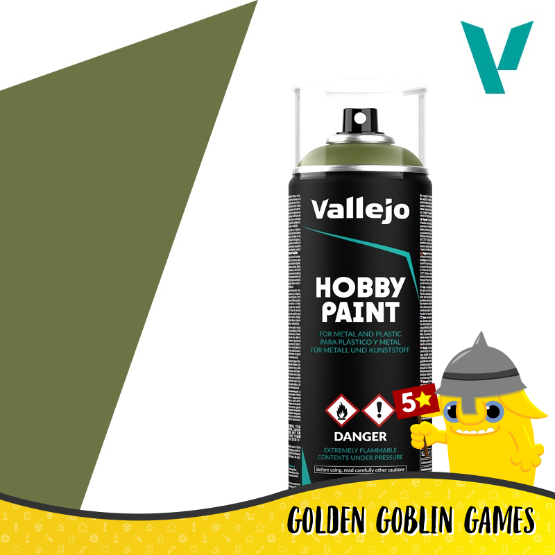 Vallejo Hobby Paint Spray: Goblin Green